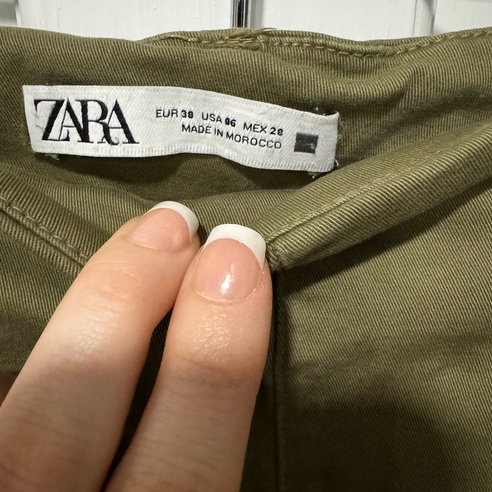 Women’s Zara wide leg/raw hem pants - Picture 3 of 5